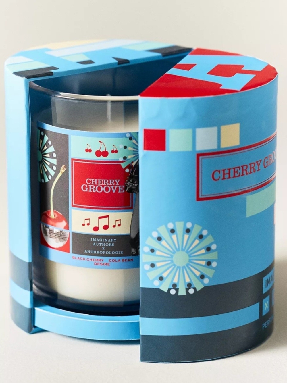 Anthropologie Cherry Groove Candle Imaginary Authors Collection